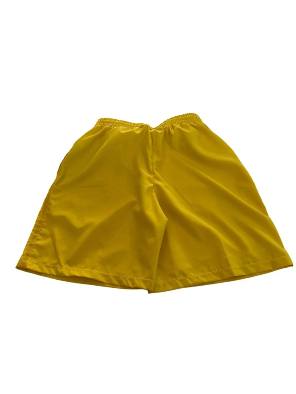 Nike Yellow Dri-FIT Athletic Shorts with Swoosh Tag XL